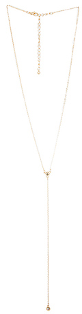 Smoky Stone Drop Necklace