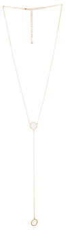 DAILYLOOK Delicate Ring Drop Necklace