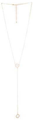 DAILYLOOK Delicate Ring Drop Necklace