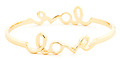 Double Love Bangle Bracelet