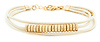 Beaded Leatherette Cord Bracelet