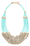 Tribal Beaded Statement Necklace