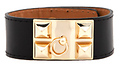 DAILYLOOK Genuine Leather Door Knocker Bracelet