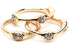 Floral Cluster Ring Set