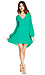 DAILYLOOK Split Sleeve Trapeze Dress Thumb 1