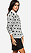 Heart Print Sweater Thumb 2