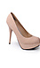 Patent Suede Nude Heels Thumb 2