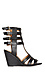 Buckled Gladiator Wedge Sandals Thumb 1