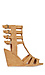 Buckled Gladiator Wedge Sandals Thumb 1