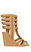 Buckled Gladiator Wedge Sandals Thumb 3