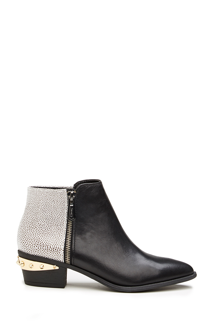 Circus by Sam Edelman Holt Booties in Black/White | DAILYLOOK