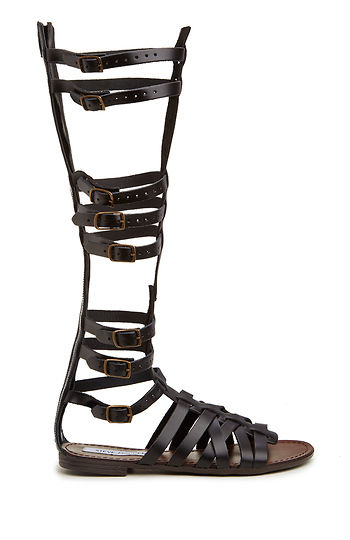 Steve Madden Sparta Sandals in Black | DAILYLOOK