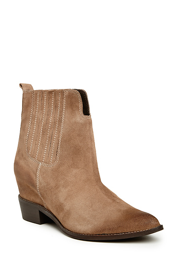 Matisse Meyer Western Suede Booties Slide 1