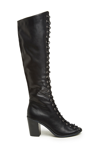 Xtina Lace-Up Boot Slide 1