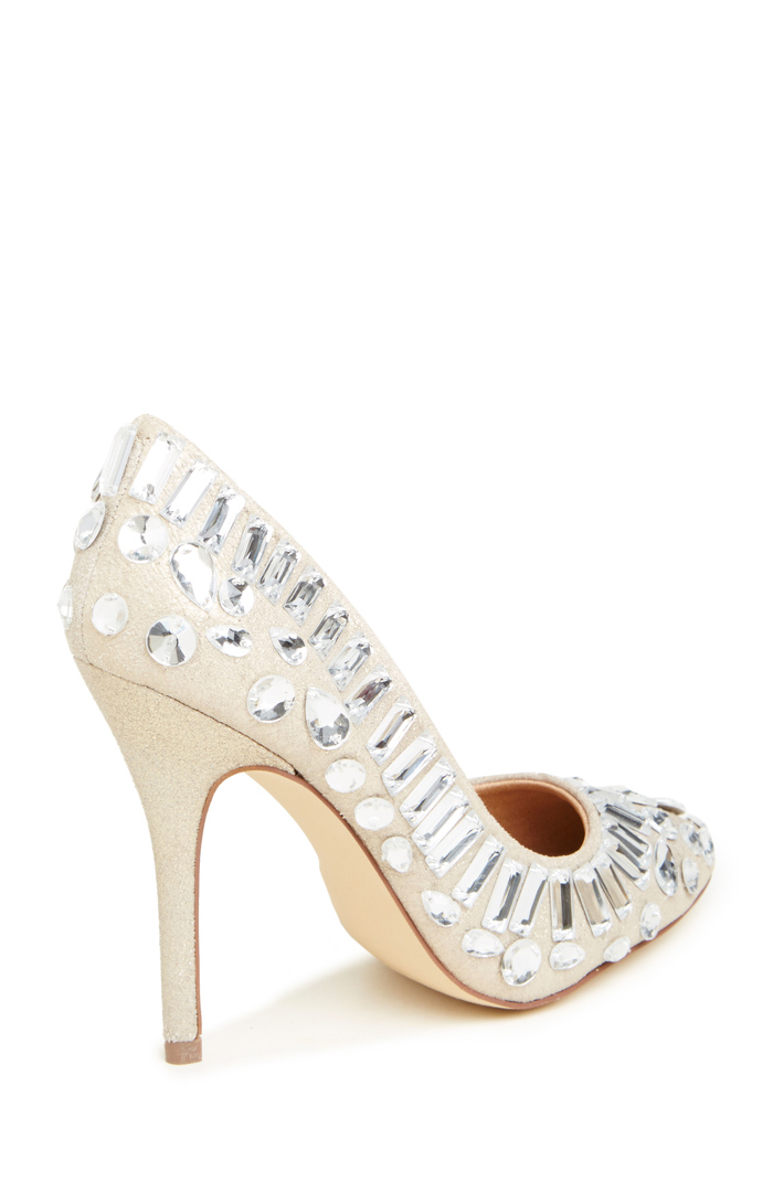 Steve Madden Galactik Heels in Gold | DAILYLOOK