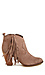 Steve Madden Ponncho Fringe Booties Thumb 1