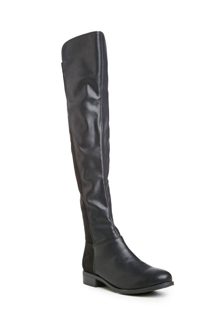 vegan overknee boots