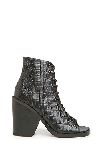Finders Keepers Hitched Lace Up Booties Slide 1
