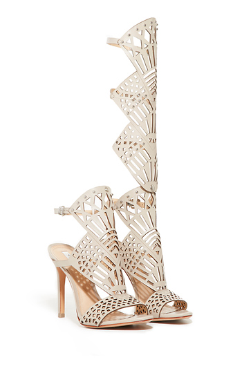 Schutz Leather Brasiliana Gladiator Sandals Slide 1