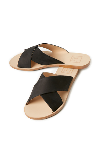 Dolce Vita Orra Simple Slide Leather Sandals Slide 1