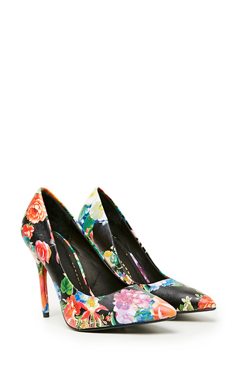 Chinese Laundry Neapolitan Floral Print Pumps Slide 1