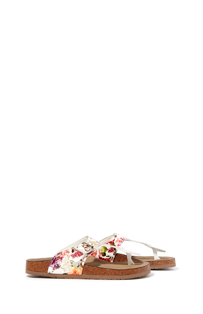 Madden Girl Boise Thong Style Sandals in Floral Multi DAILYLOOK