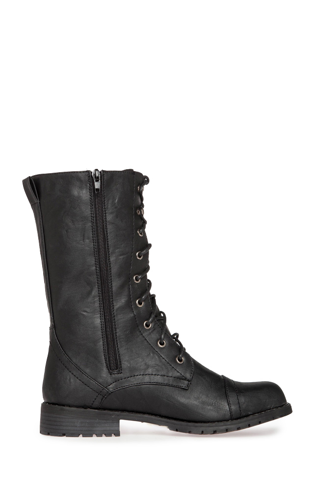 the modern utility lace up boot