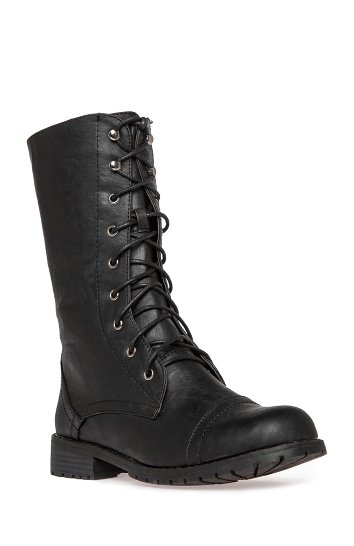 soviet l zoe lace up boots black