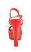 Coral Peep Toe Ankle Strap Shoes Thumb 3