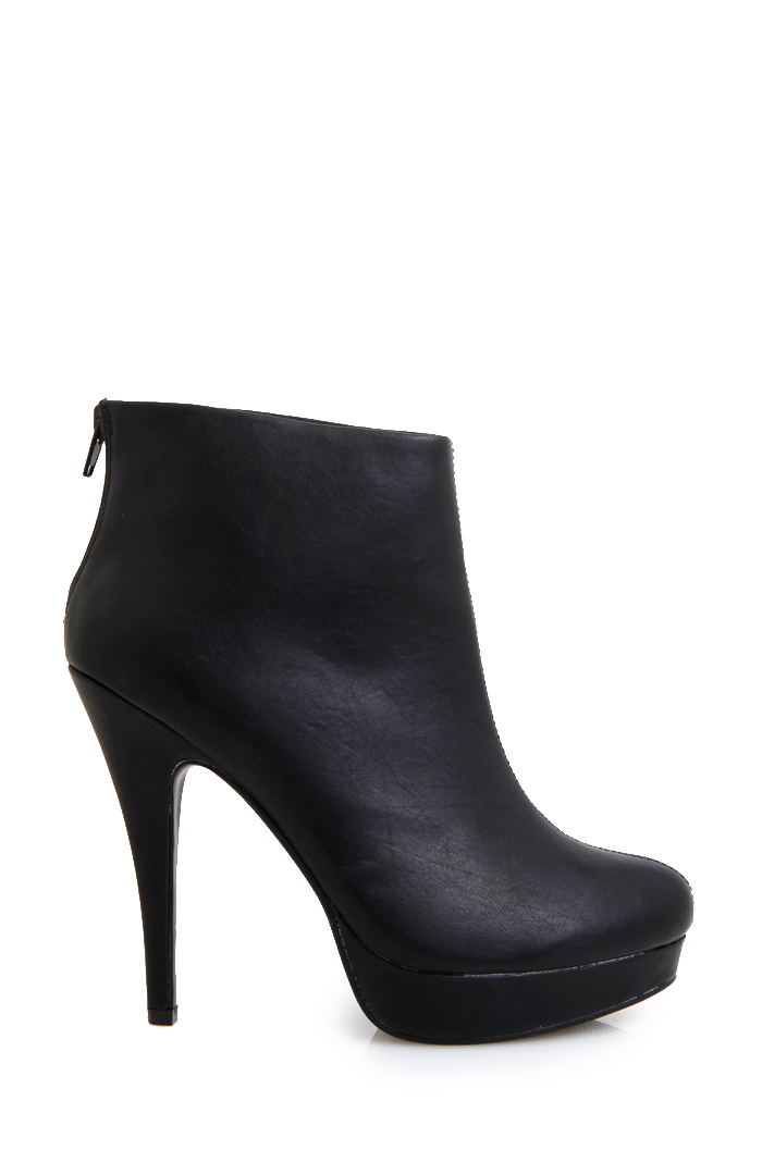 comfortable platform booties
