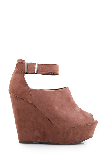 Anke Strap Peep Toe Wedges Slide 1