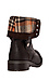 Plaid Fold Over Combat  Boots Thumb 3