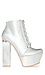 Lucite Heel Platform Booties Thumb 1