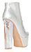 Lucite Heel Platform Booties Thumb 3