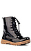 High Gloss Combat Boots Thumb 2