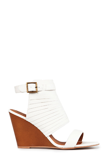 Crossed Strap Wedges Slide 1