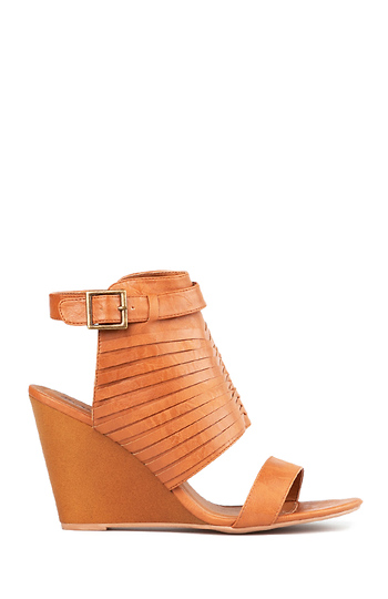 Crossed Strap Wedges Slide 1