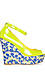 Vibrant Floral Base Wedges Thumb 1