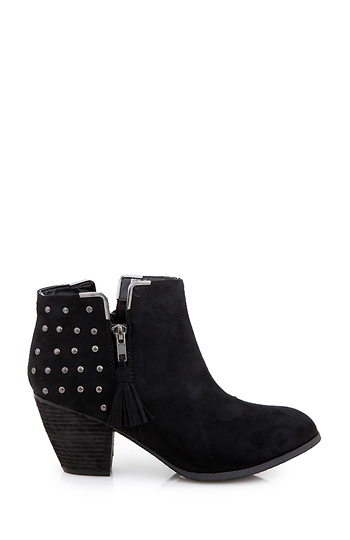 Western Ankle Boots with Studs Slide 1