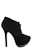 Pointed Toe Suede Booties Thumb 1