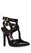 Caged T-Strap Heels Thumb 2