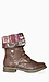 Tribal Lined Combat Boots Thumb 1