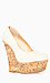 Linen Cork Wedges Thumb 1