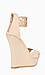 Crystal Ankle Cuff Wedges Thumb 3