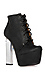 Lucite Heel Platform Booties Thumb 2