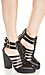 Caged Platform Booties Thumb 1