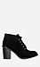 Chunky Heel Lace Up Booties Thumb 2