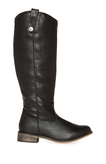 Sleek Knee High Riding Boots Slide 1