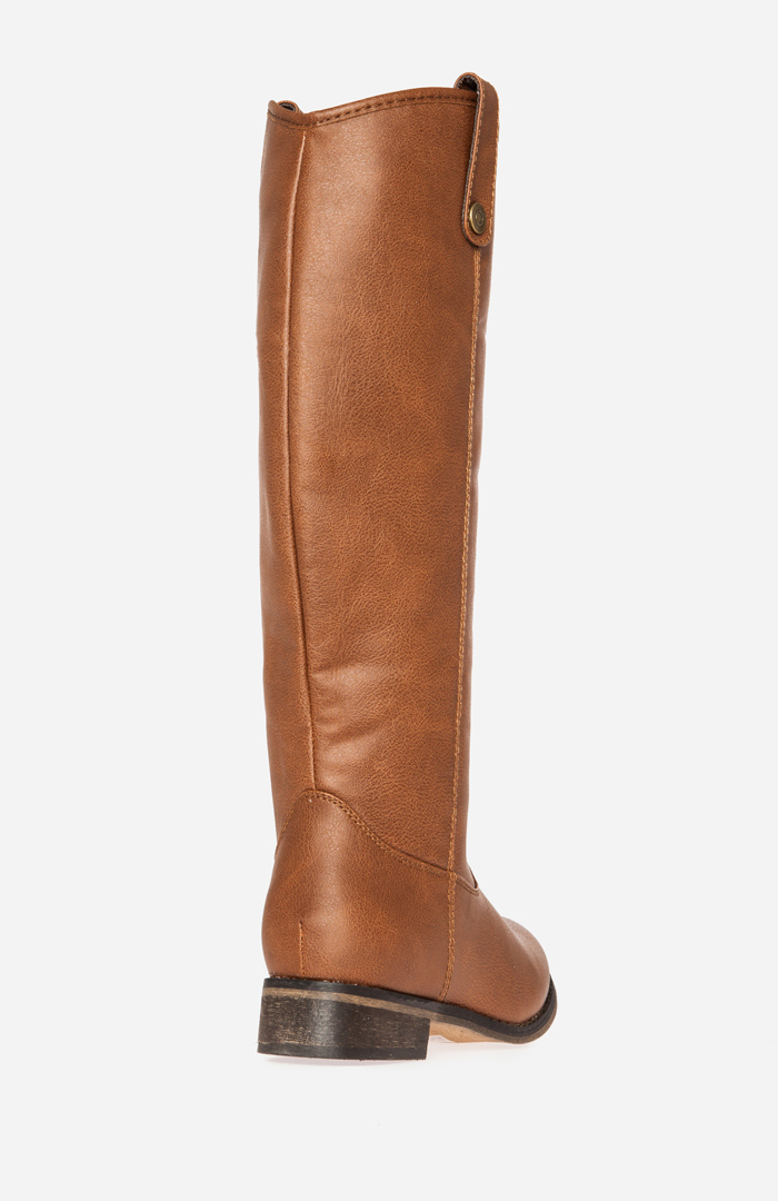 Sleek Knee High Riding Boots in Brown DAILYLOOK