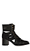 Cutout Lace Up Booties Thumb 1
